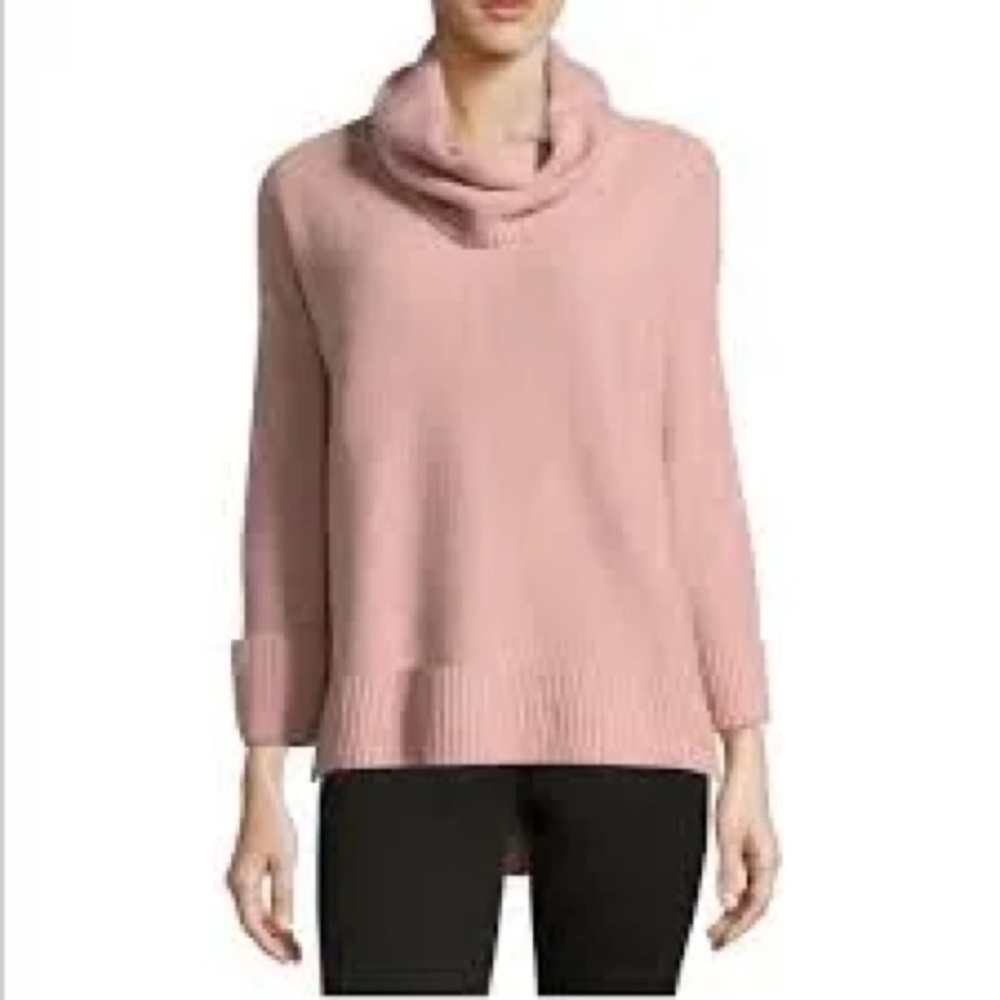 Liz Claiborne Soft pink Cowl Neck Sweater